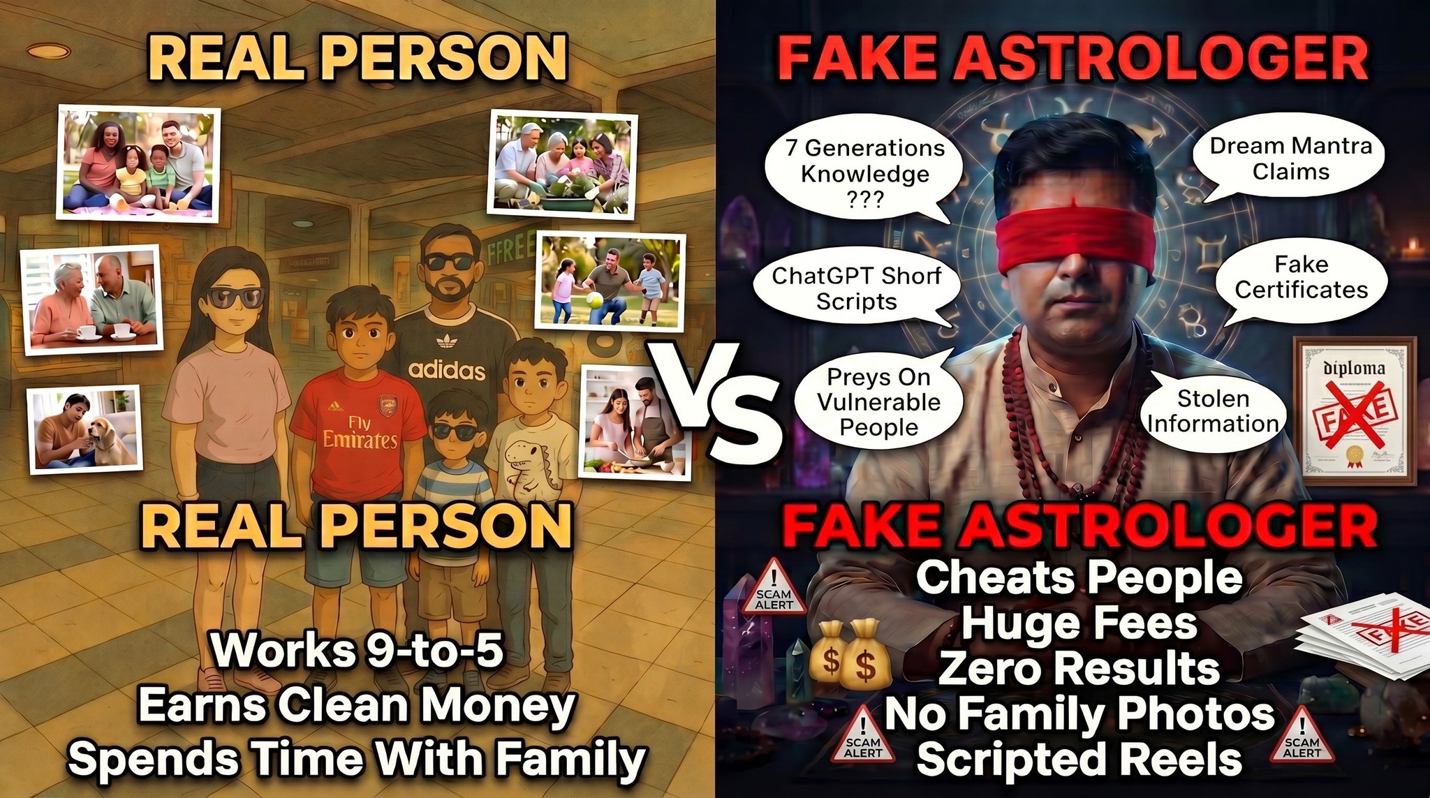 Rituals of Happy Soul Fake Astrology
